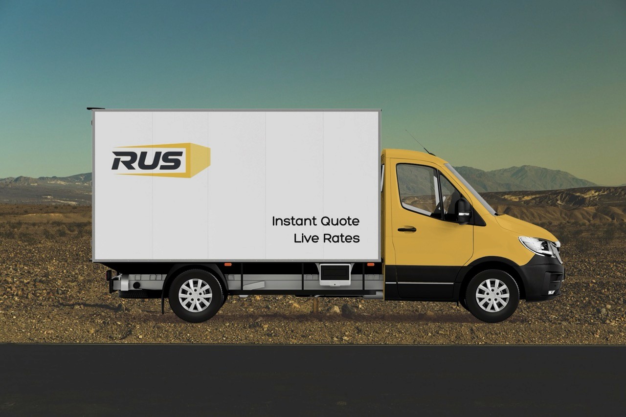 Road freight truck used for land transportation services